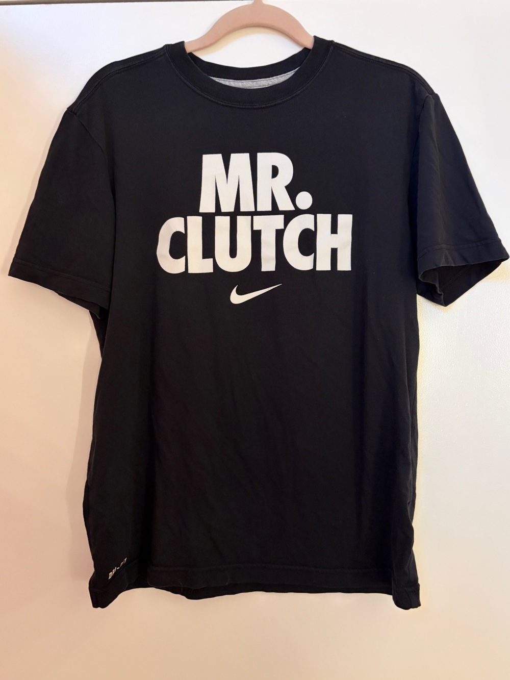 Nike Black 'MR. CLUTCH' Graphic Short Sleeve Tee